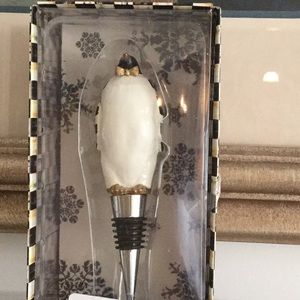 MacKenzie-Childs Penguin Bottle Stopper